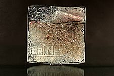 Individuelle handgefertigte Glasschale als Pokal mit Firmenlogo Individuelle handgefertigte Glasschale als Pokal mit Firmenlogo
