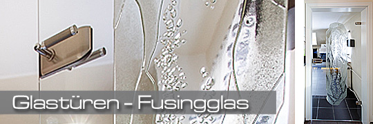 Design Glastüren - Fusingglas