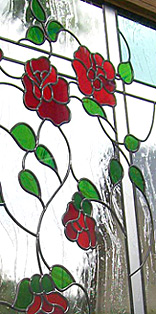 Bleiglas Fenster Rosen