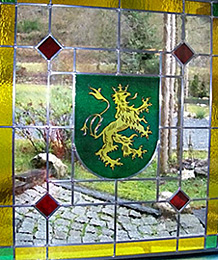 Bleiverglasung Rudolstadt Wappen