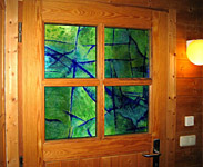 Haust&uuml;ren mit gestaltetem Glas - Glasatelier Schlieker aus Th&uuml;ringen