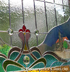 Antike Glaskunst fÃ¼r TÃ¼ren und Fenster